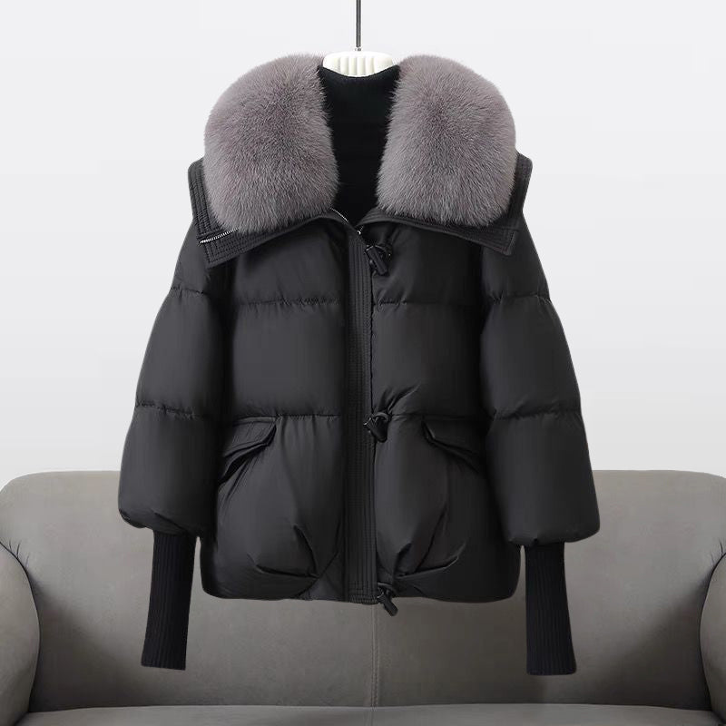 Levoire | Veste En Duvet Glamourueuse Noir