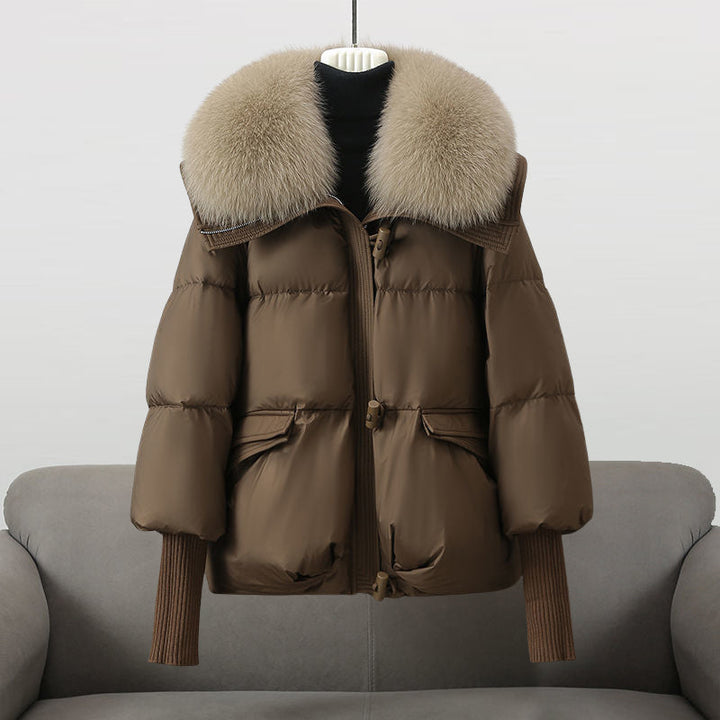 Levoire | Veste En Duvet Glamourueuse Braun