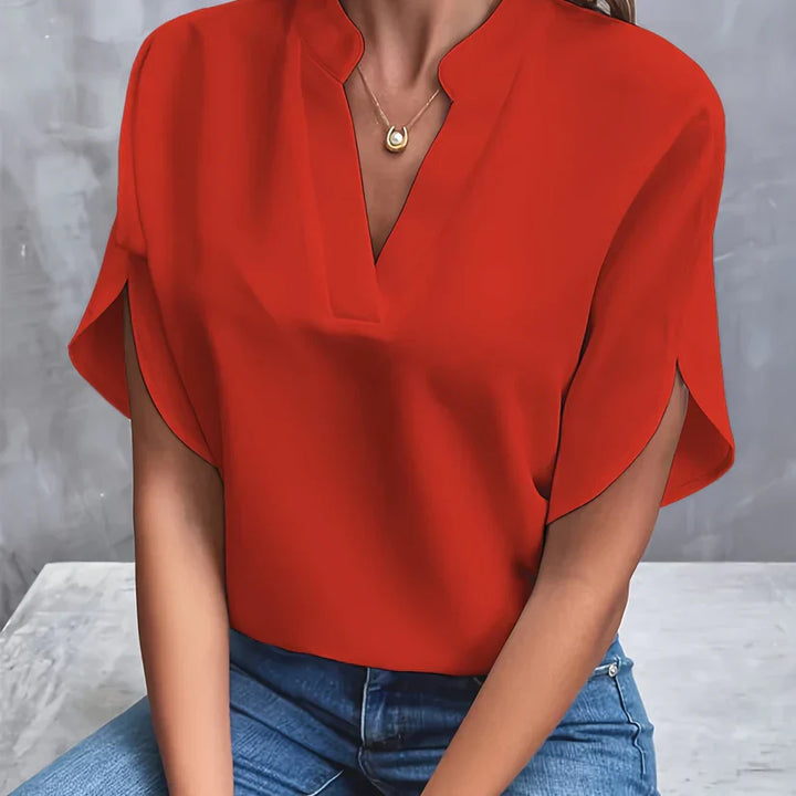 Levoire | Blouse Élégante Et Légère Pour Femmes Rot