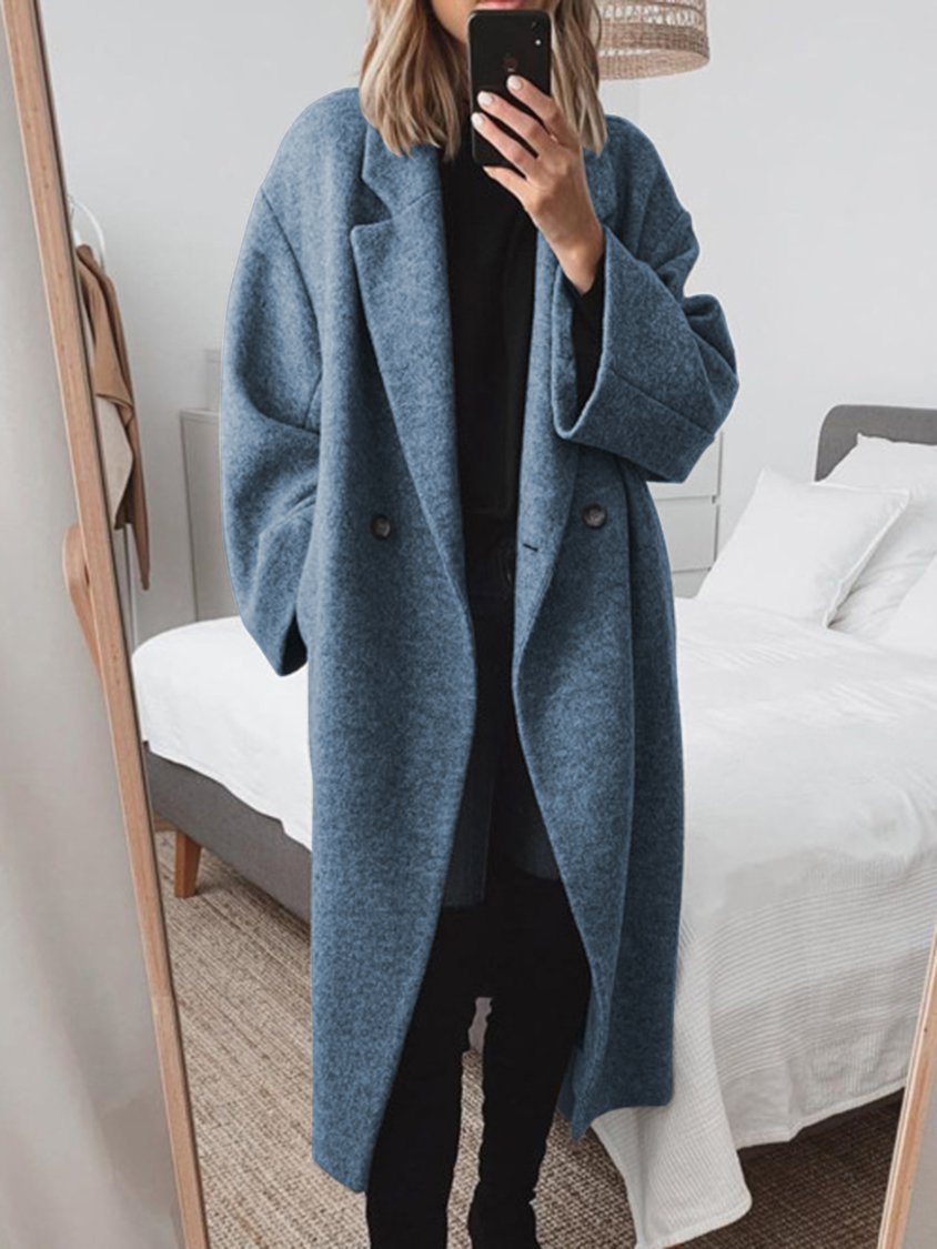 Levoire | Veste Femme Taille Plus Intemporelle Bleu
