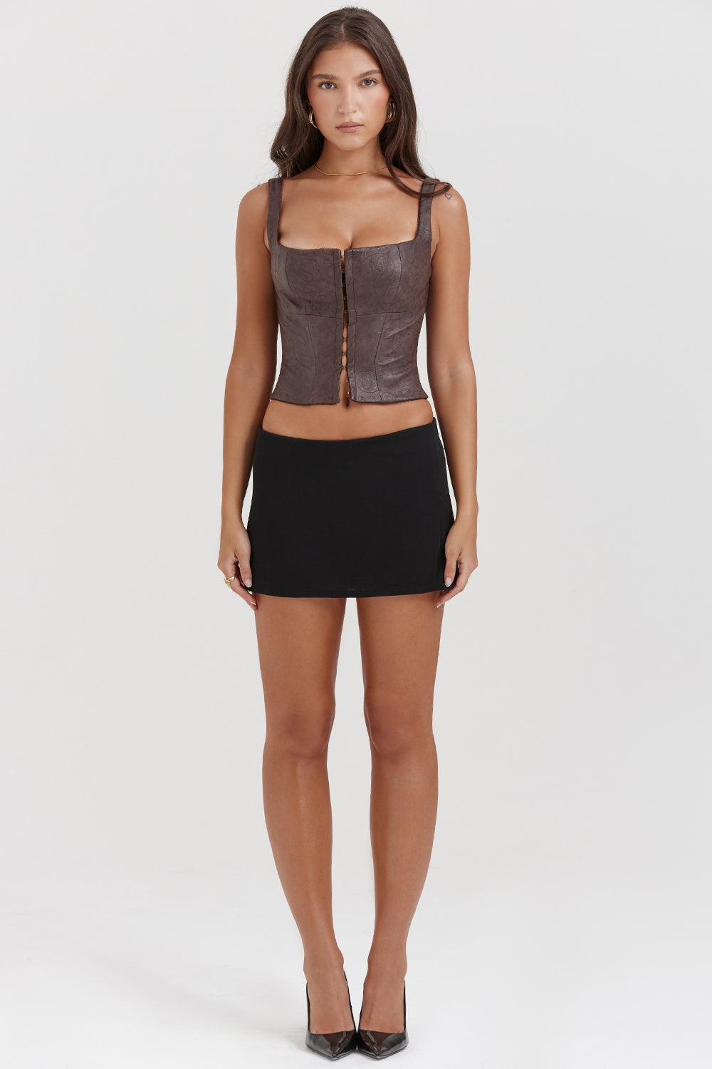 Levoire | Corset En Cuir Végan
