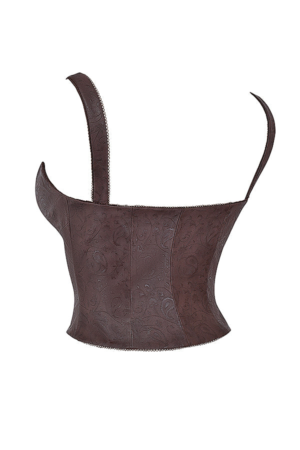 Levoire | Corset En Cuir Végan