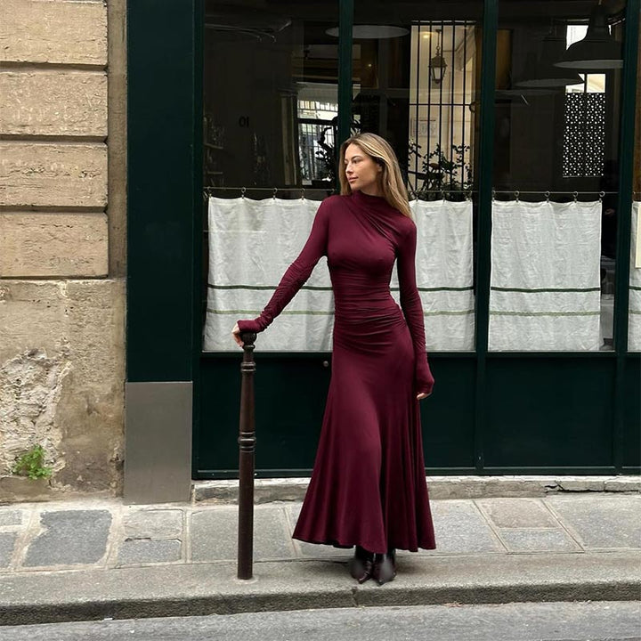 Levoire | Robe Maxi Élégante Hors Épaule