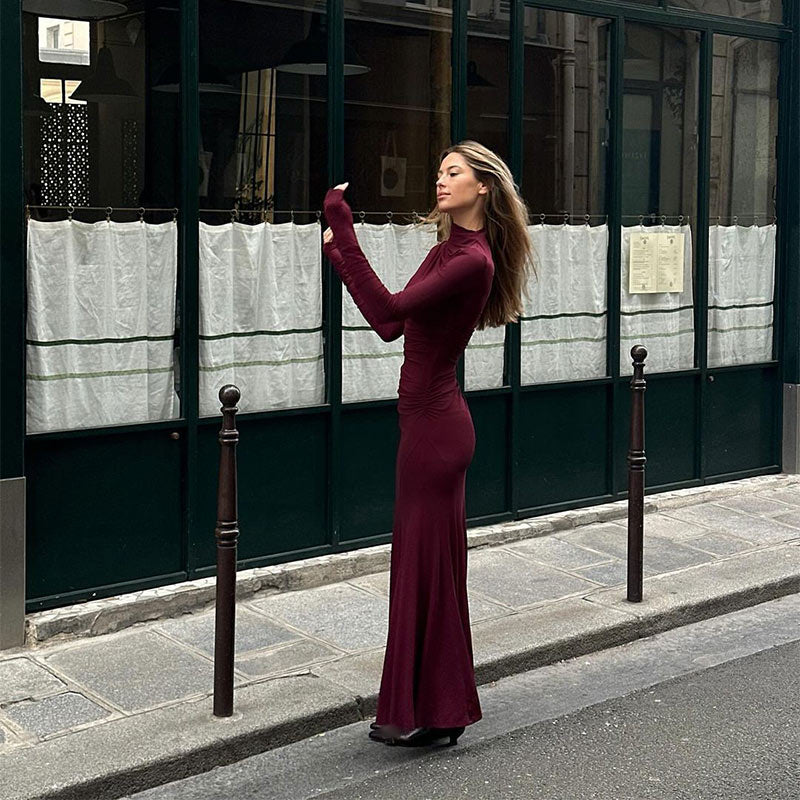 Levoire | Robe Maxi Élégante Hors Épaule