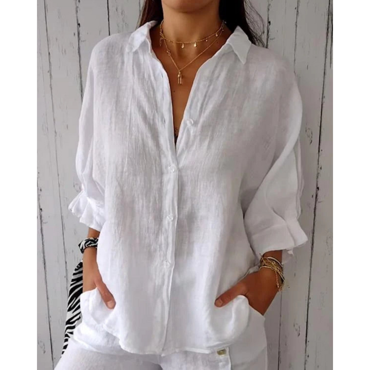 Levoire | Blouse De Loisirs Pour Une Journée Détendue Blanc