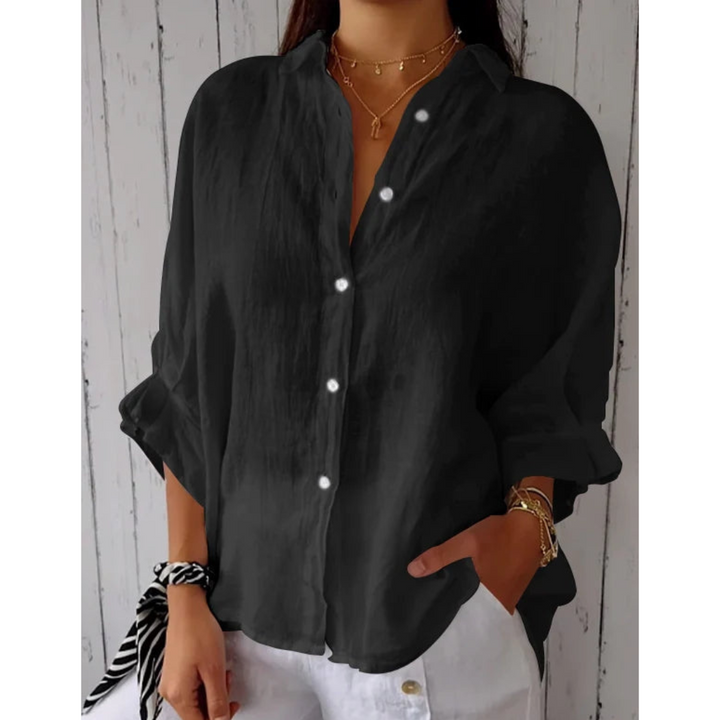 Levoire | Blouse De Loisirs Pour Une Journée Détendue Noir