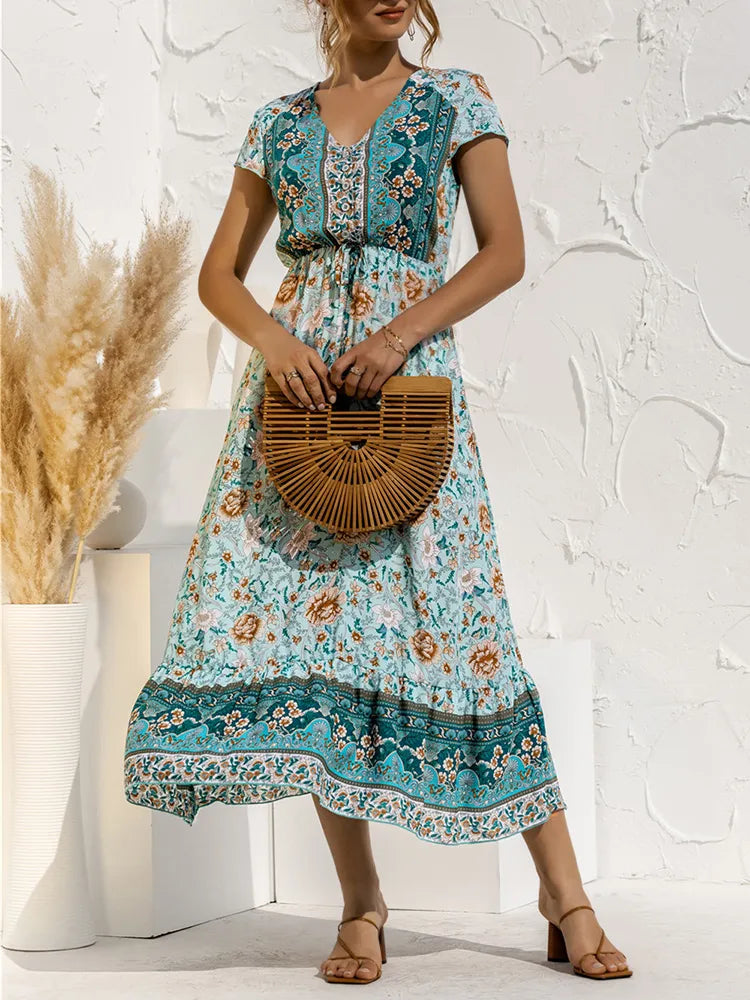 Levoire | Robe Élégante À Coupe Ajustée Vert