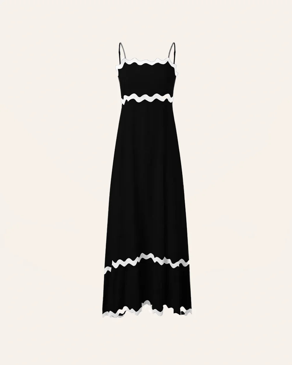 Levoire | Robe Longue Kapri En Contraste
