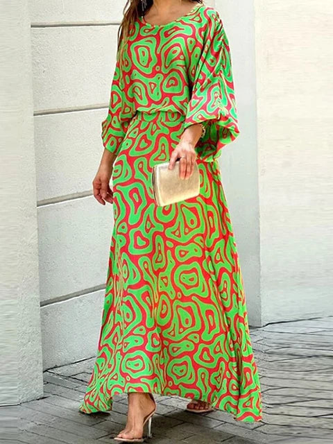 Levoire | Robe Maxi Clémentine Rot