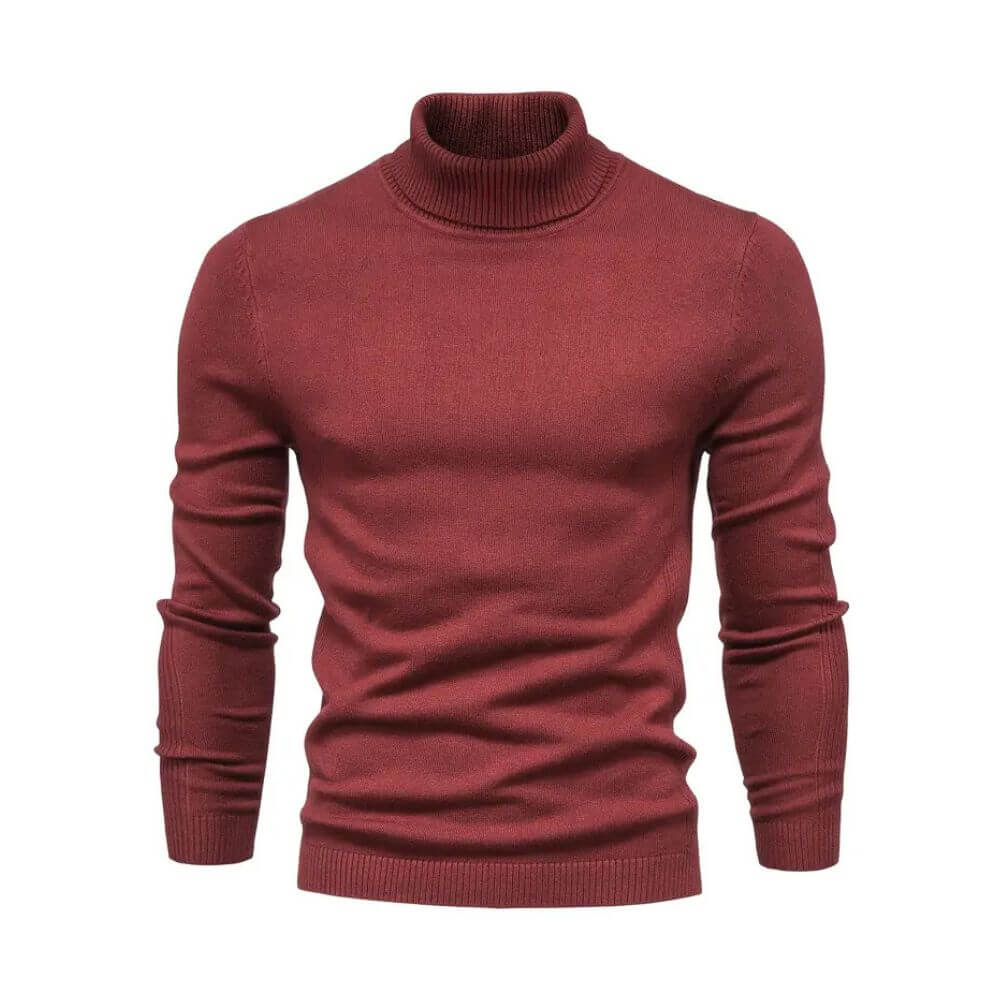 Levoire | Pull À Manches Longues Confortable Rouge foncé