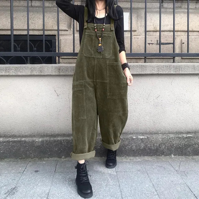 Levoire | Femmes Jumpsuits Vintage Vert armée