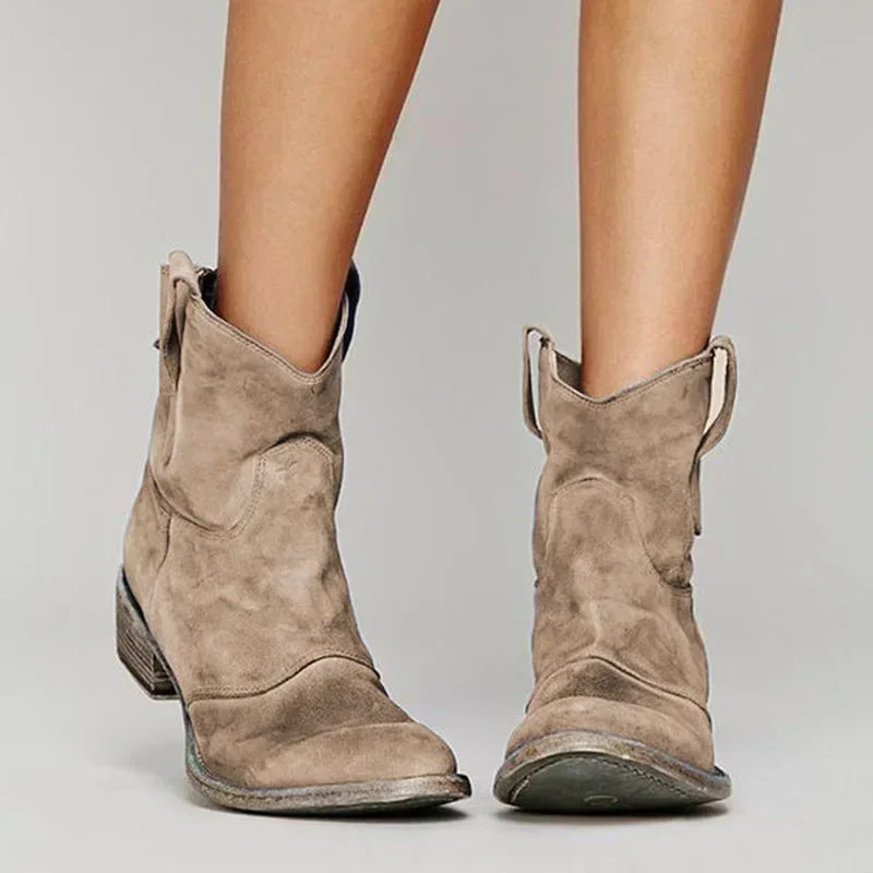 Levoire | Bottes de cowboy vintage Braun