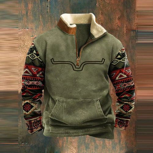 Levoire | Pull À Zip Moderne Quart De Mérd Pour Hommes