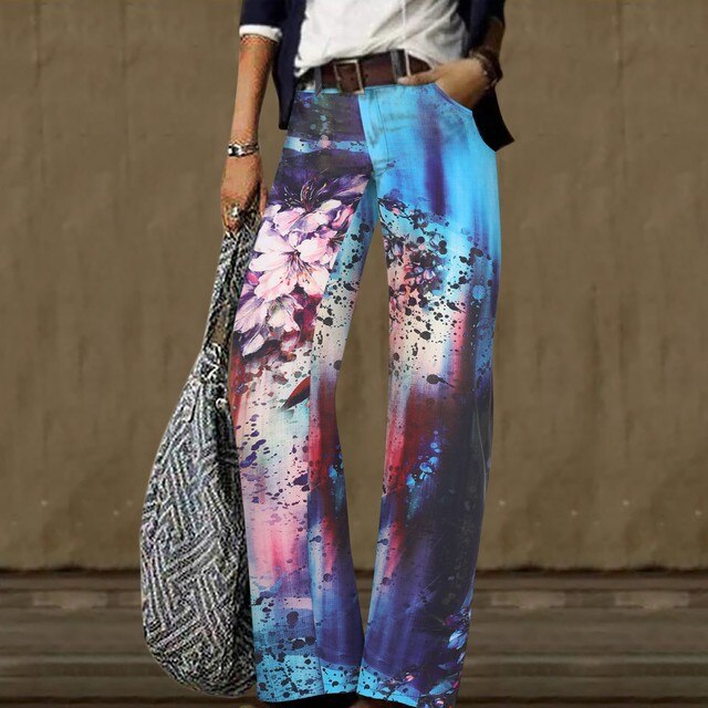 Levoire | Pantalon Vintage À Jambe Large Lilas