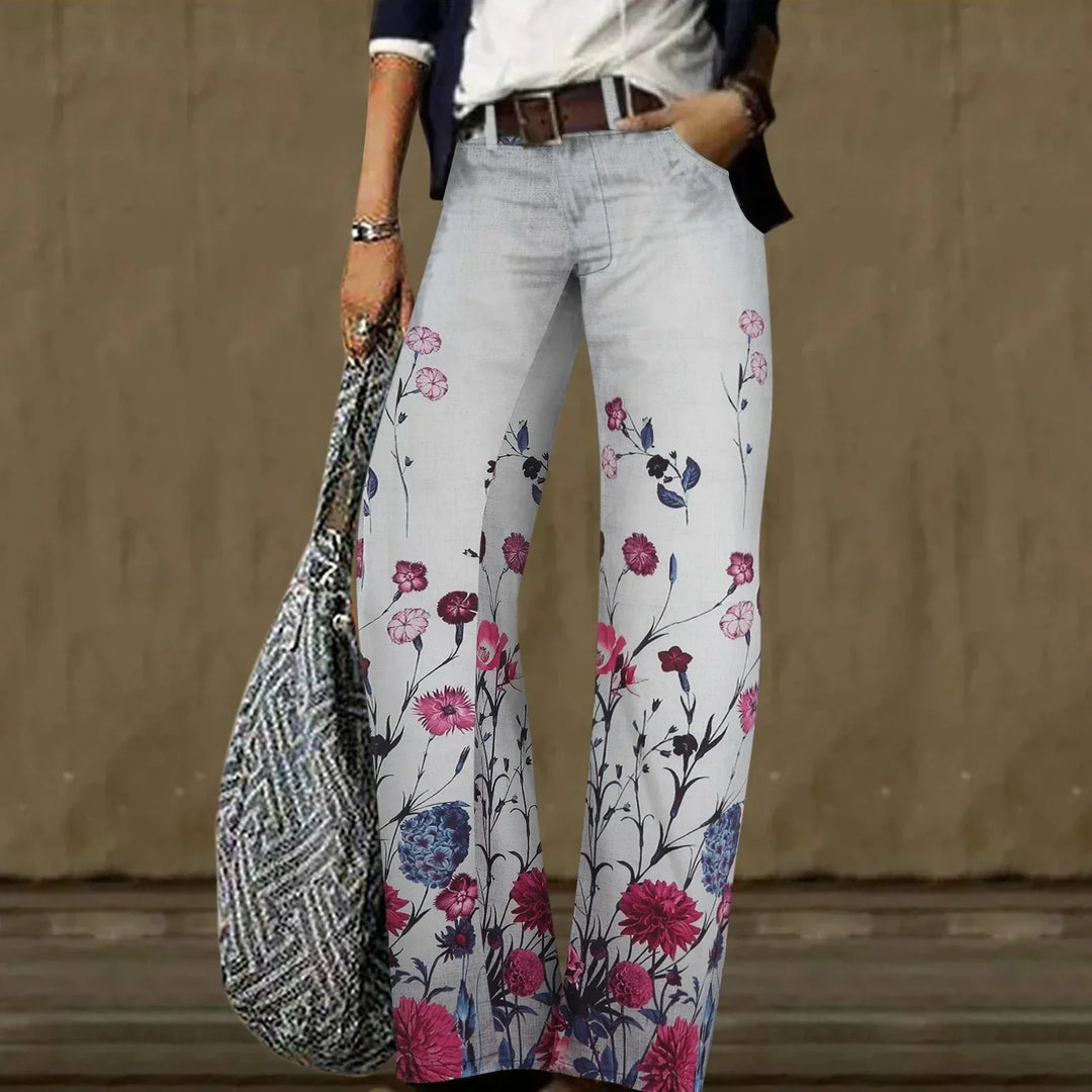 Levoire | Pantalon Vintage À Jambe Large Blanc