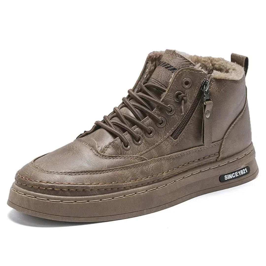 Levoire | Chaussures Cheville Turquoise Sans Fumée Chaud Avec Fermeture Éclair