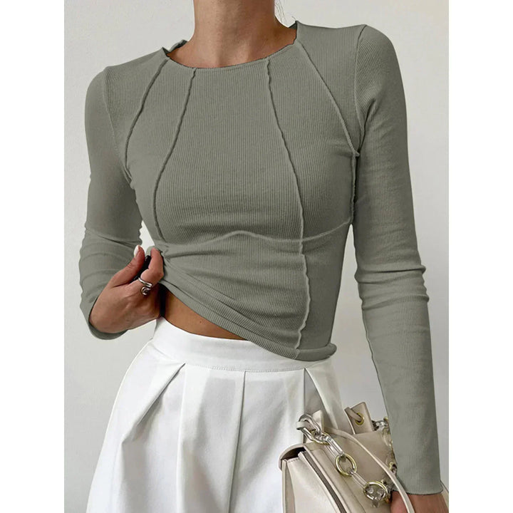 Levoire | Haut Pour Femmes Au Design Polyvalent Gris