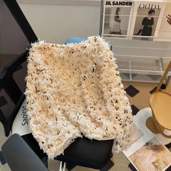 Levoire | Pulls Brillants Luxueux Champagne