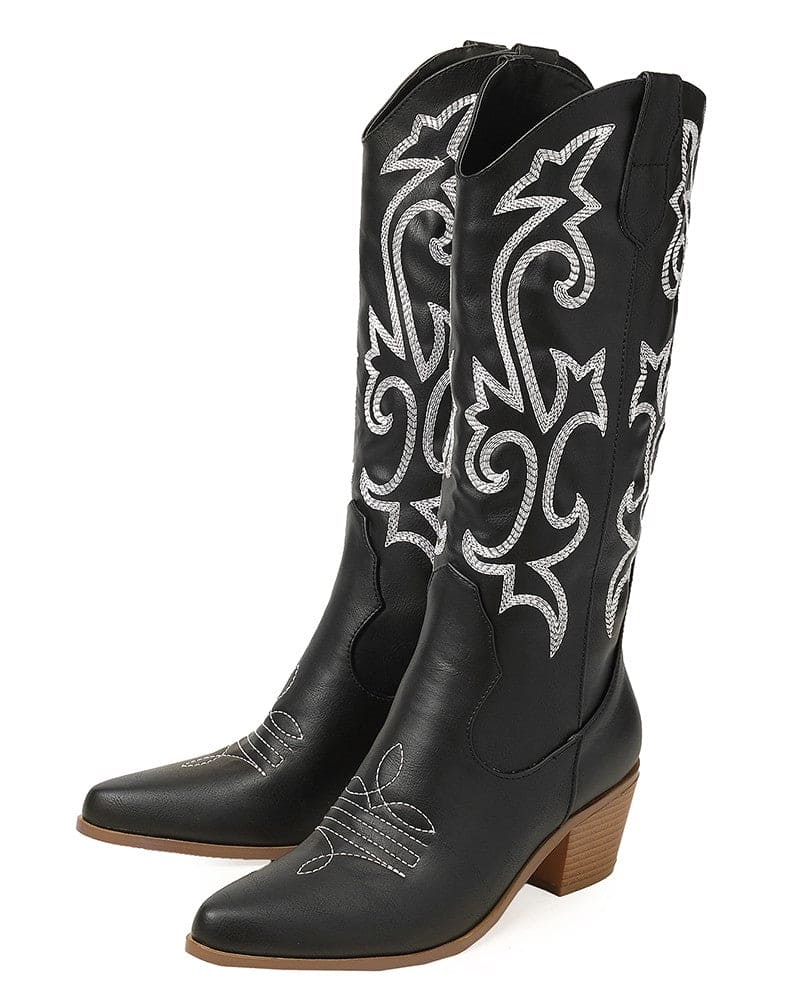 Levoire | Bottes De Cowboy Robustes Avec Broderie