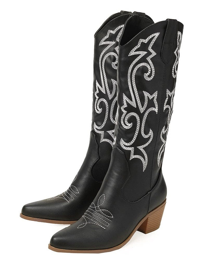 Levoire | Bottes De Cowboy Robustes Avec Broderie