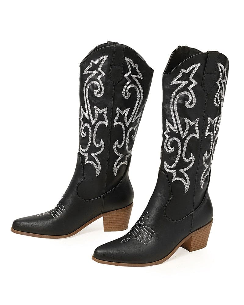 Levoire | Bottes De Cowboy Robustes Avec Broderie