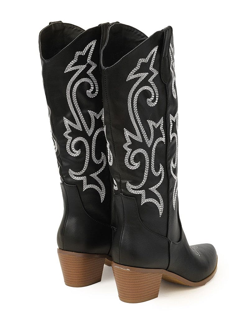 Levoire | Bottes De Cowboy Robustes Avec Broderie