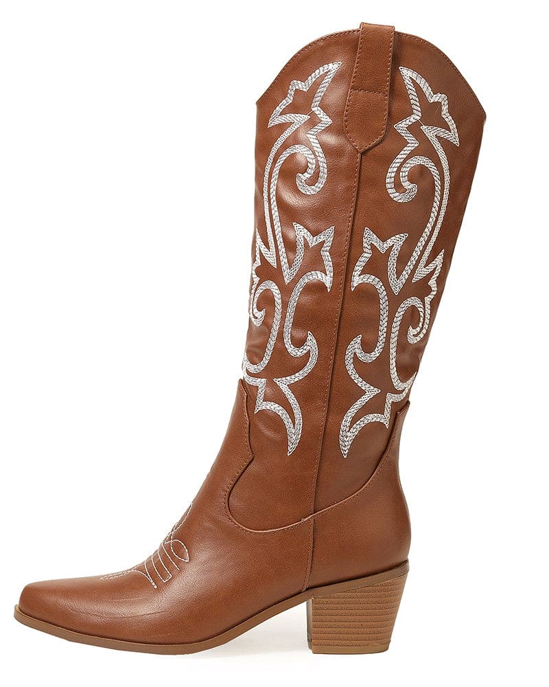 Levoire | Bottes De Cowboy Robustes Avec Broderie