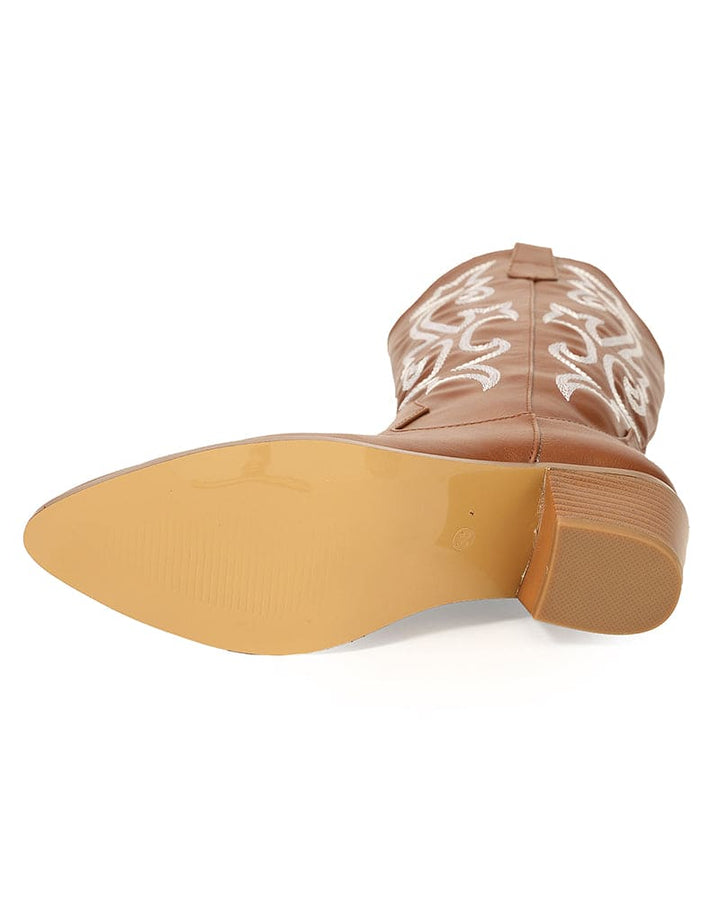 Levoire | Bottes De Cowboy Robustes Avec Broderie