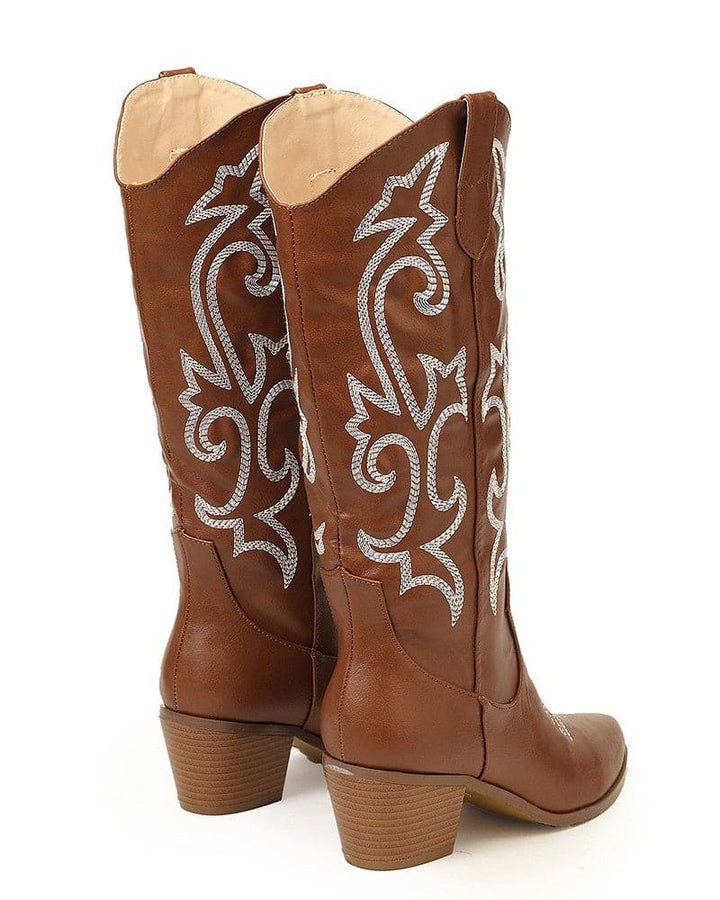 Levoire | Bottes De Cowboy Robustes Avec Broderie