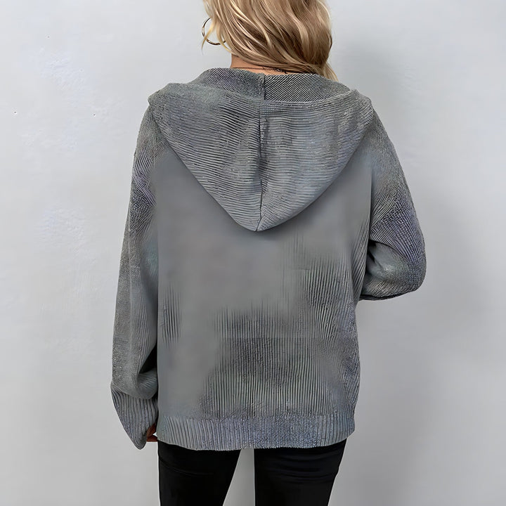 Levoire | Élégante Veste En Tricot Confortable Avec Capuche