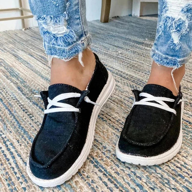 Levoire | Baskets Mocassins Pour Femmes Noir