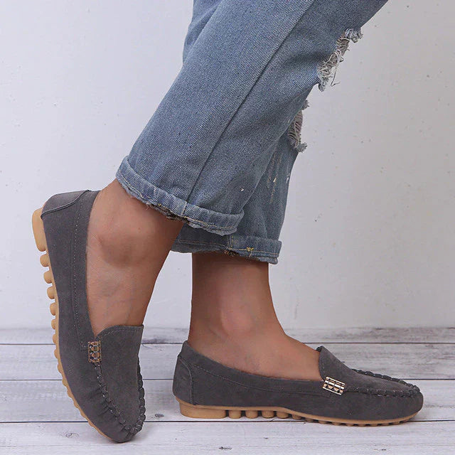 Levoire | Chaussures Plates Décontractées Pour Femmes Gris