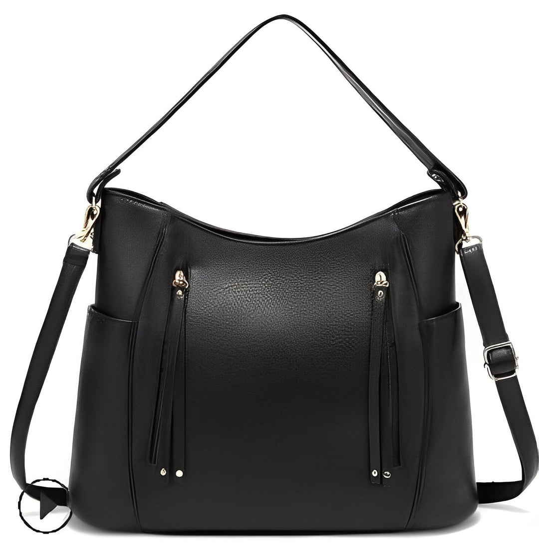 Levoire | Sac en cuir vintage avec du charme Noir