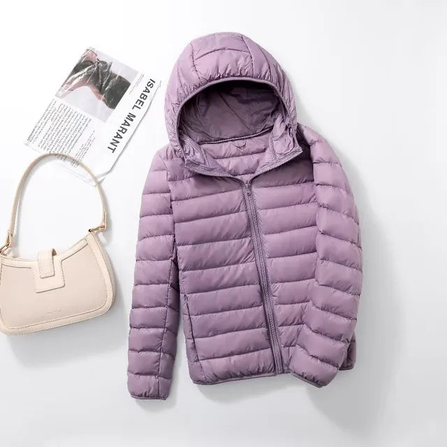 Levoire | Veste Légère En Duvet Élégante T Lilas