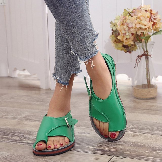 Levoire | Sandales Orthopédiques À La Mode Pour Femmes Vert