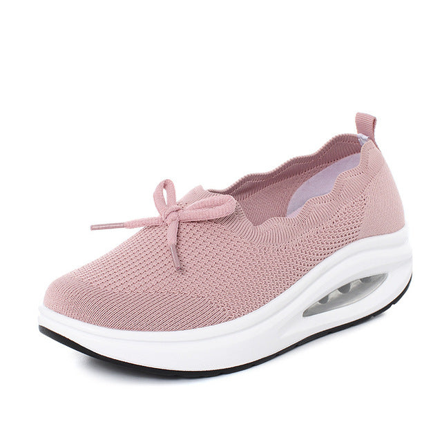Levoire | Baskets Ergonomiques Pour Femmes Avec Semelle Épaisse Et Boucle Rosa