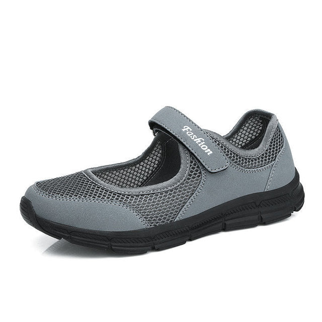 Levoire | Sandales Orthopédiques À Bande Velcro Pour Femmes Gris foncé