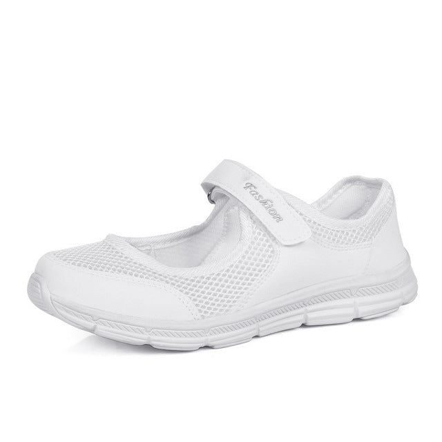 Levoire | Sandales Orthopédiques À Bande Velcro Pour Femmes Blanc