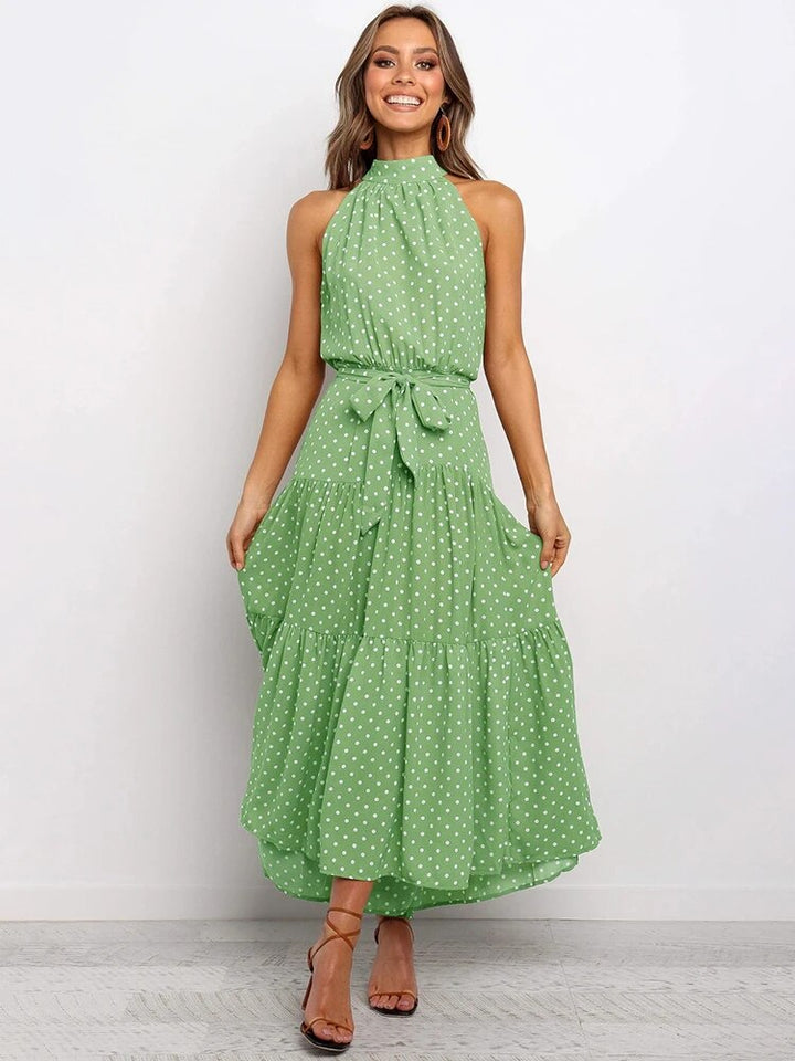 Levoire | Robe À Pois Vert