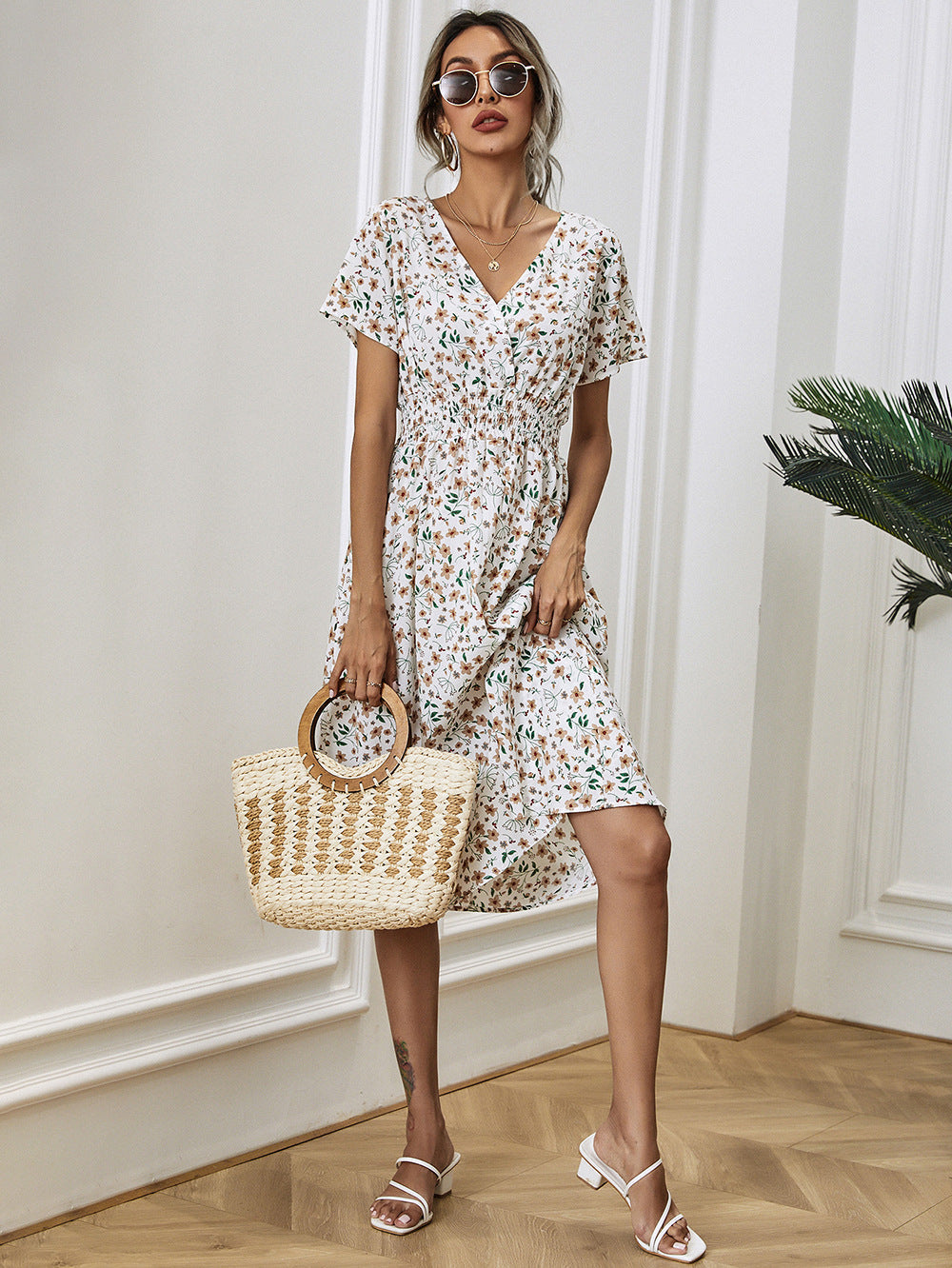 Levoire | Robe d'été à fleurs pour femmes