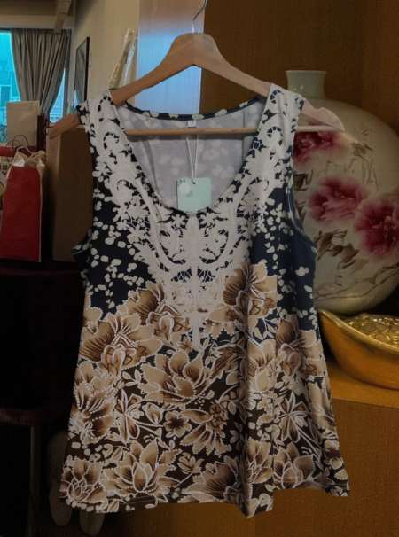 Levoire | Haut à motif floral