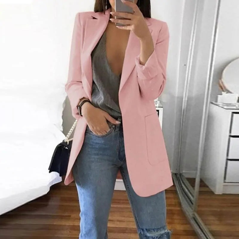 Levoire | Blazer Exécutif Sans Effort Rosa