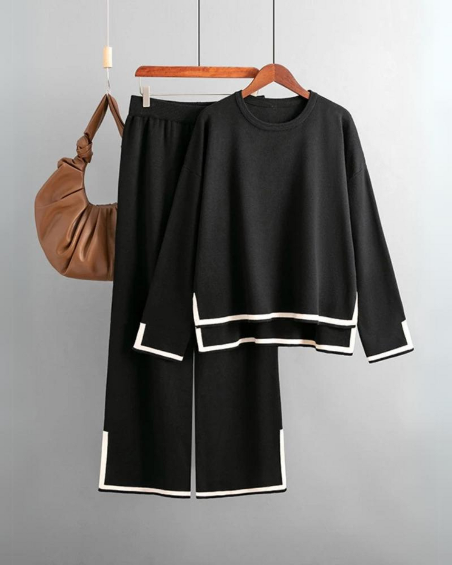 Levoire | 2 Osainen Setti Joustava Ja Pehmeä Materiaali Musta