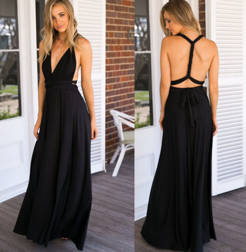 Levoire | Élégant, Robe De Soirée Multiwrap Dos Nu Pour Le Soir
