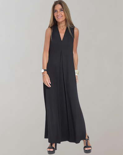 Levoire – Robe amincissante avec décolleté en V