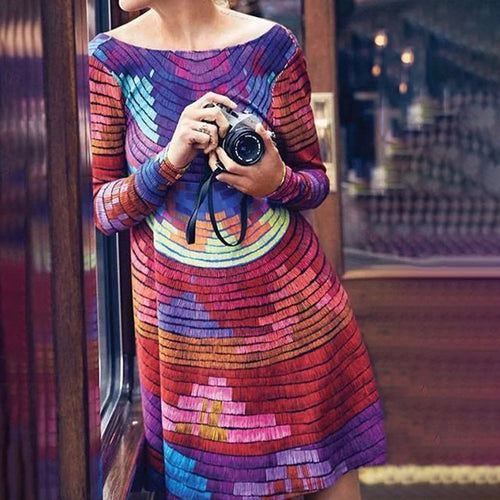 Levoire | À Imprimé Abstrait Multicolore