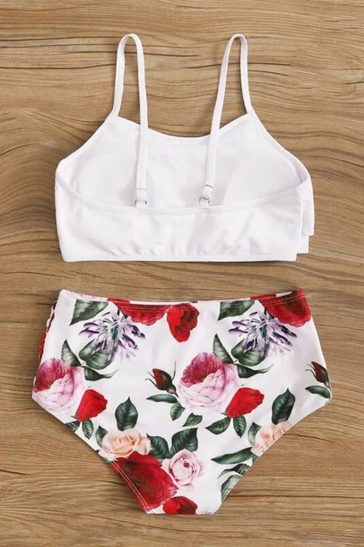 Levoire | Ensemble de Bikini à Volants à Fleurs