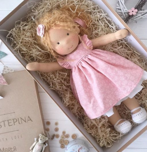 Levoire | Poupée Fait Main Jouet De Fantaisie Poupées Jouet Éducatif Lilia Pop