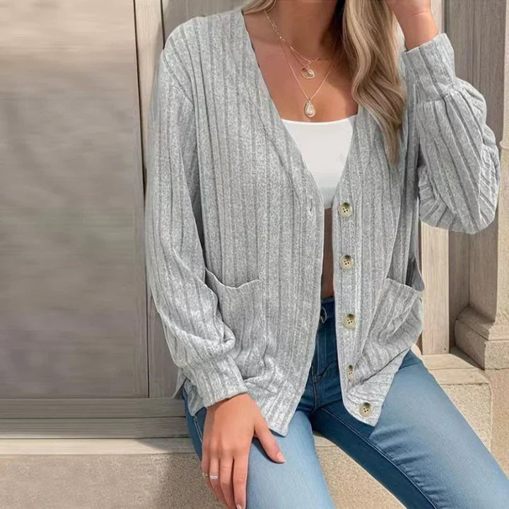 Levoire | Veste Tricotée Chaude Au Look Classique Pour Femmes