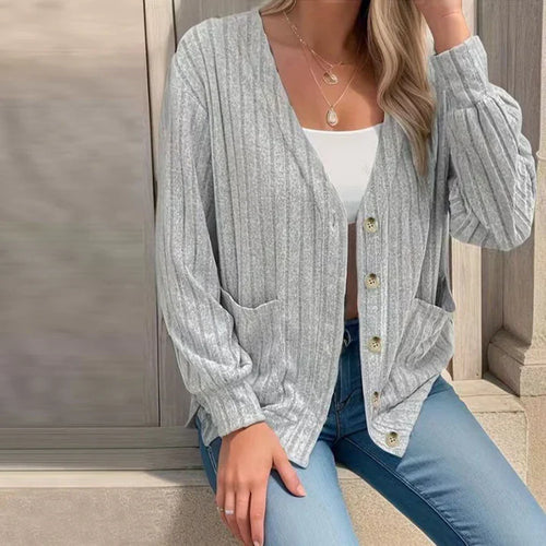Levoire | Veste Tricotée Chaude Au Look Classique Pour Femmes